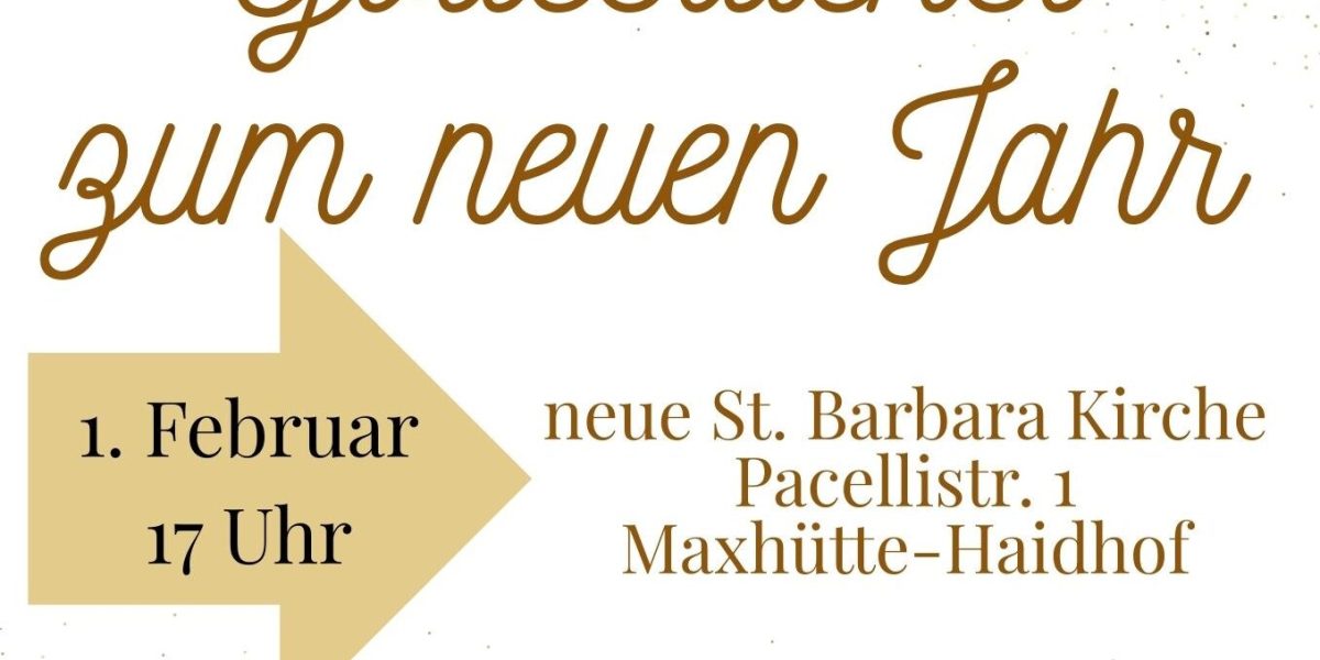 Ökumenischer Gottesdienst zum neuen Jahr